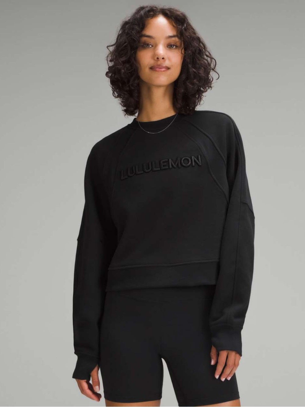 Lululemon Scuba Oversized Pullover *Wordmark Black First Release Size M/L